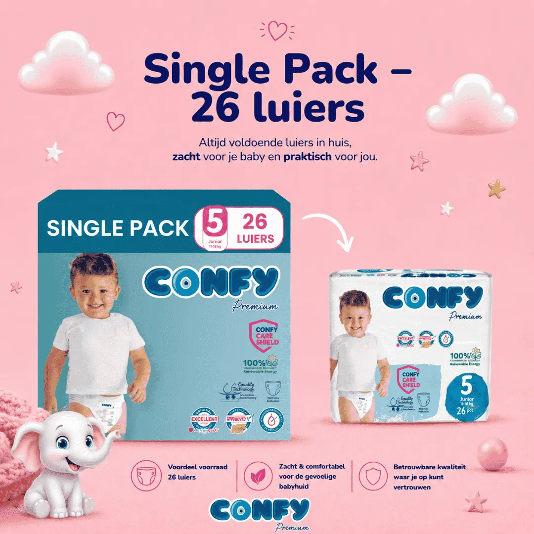 Confy Premium maat 5 luiers 26 stuks 11-18 kg junior