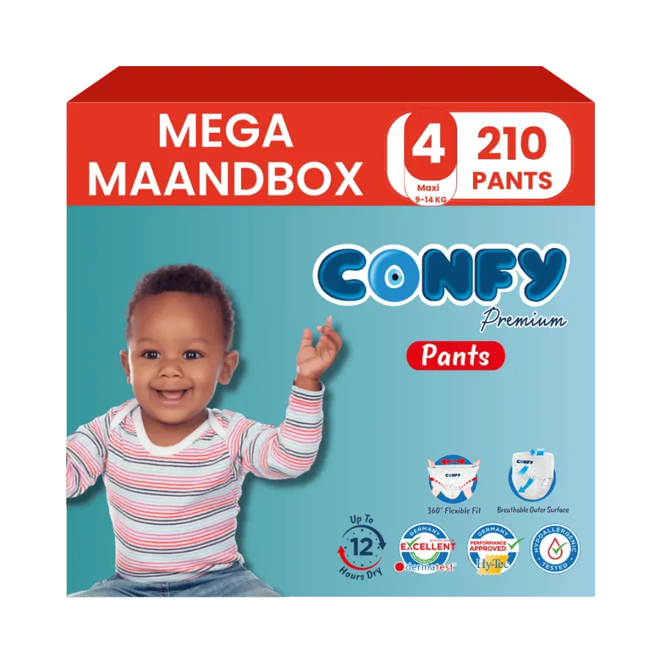 Confy Premium Maat 4 Luierbroekjes 210 Stuks 9-14 kg