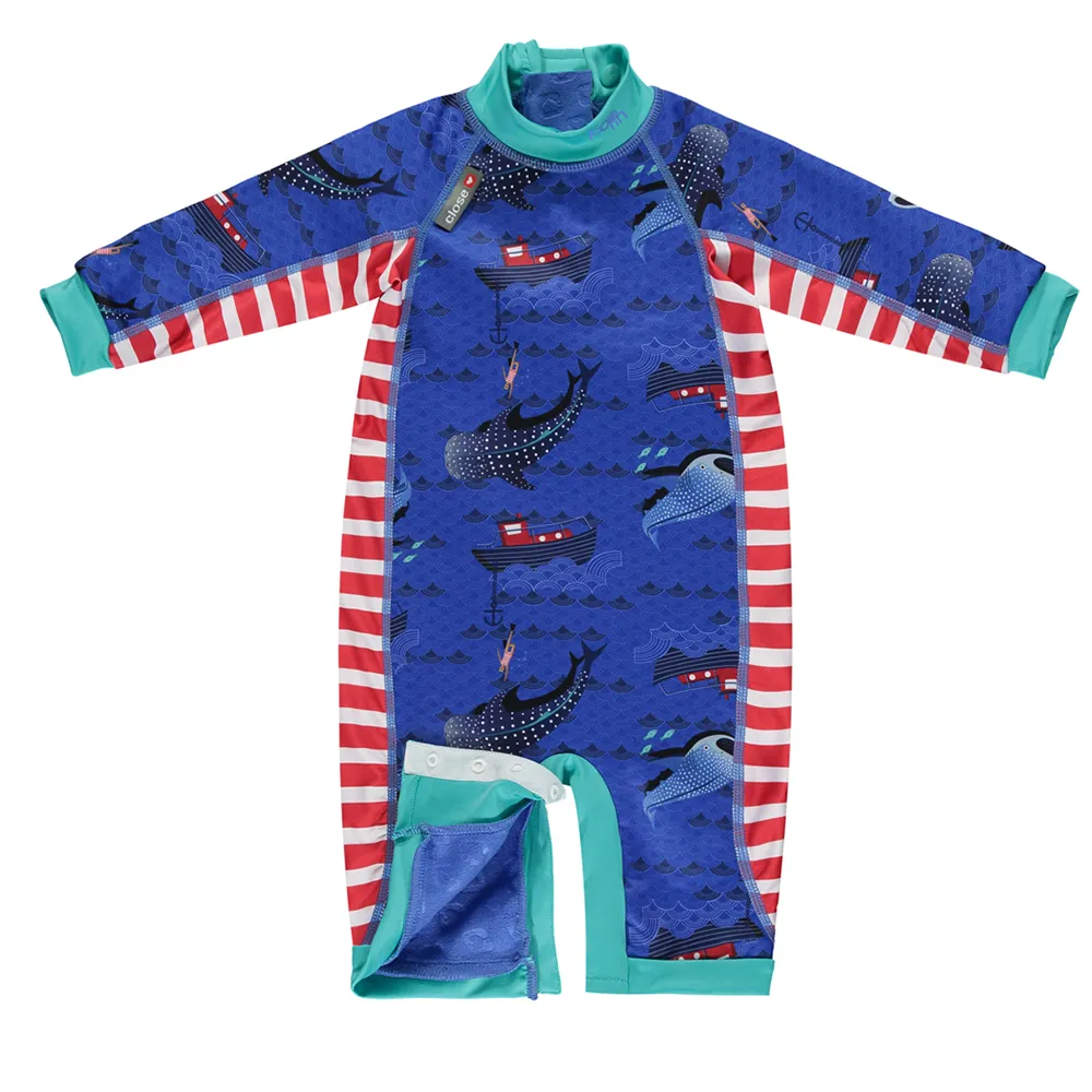 Popin Pop-in Snug Suit zwempak Albatross fleece gevoerd