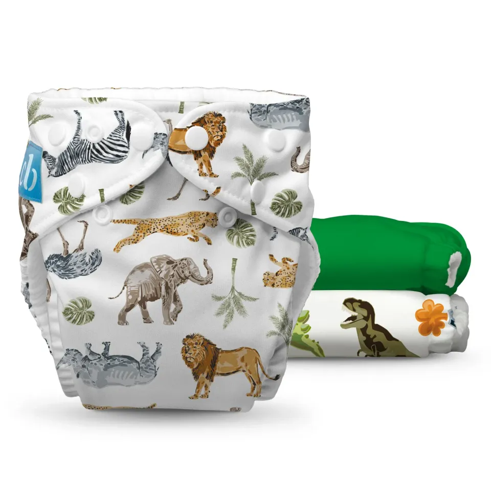 Charlie Banana One Size wasbare luiers Wild Forest 3 stuks