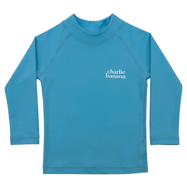 Charlie Banana Rash Guard UPF50+ zwemshirt 12-18 m turquoise