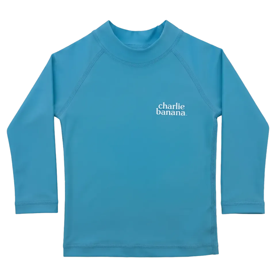 Charlie Banana Rash Guard UPF50+ zwemshirt 12-18 m turquoise