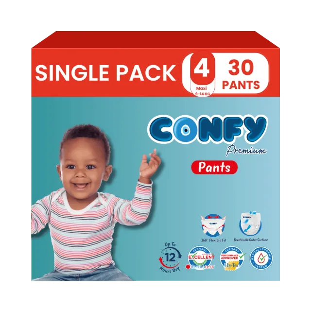 Confy Premium Maat 4 Luierbroekjes 30 Stuks Flexibel
