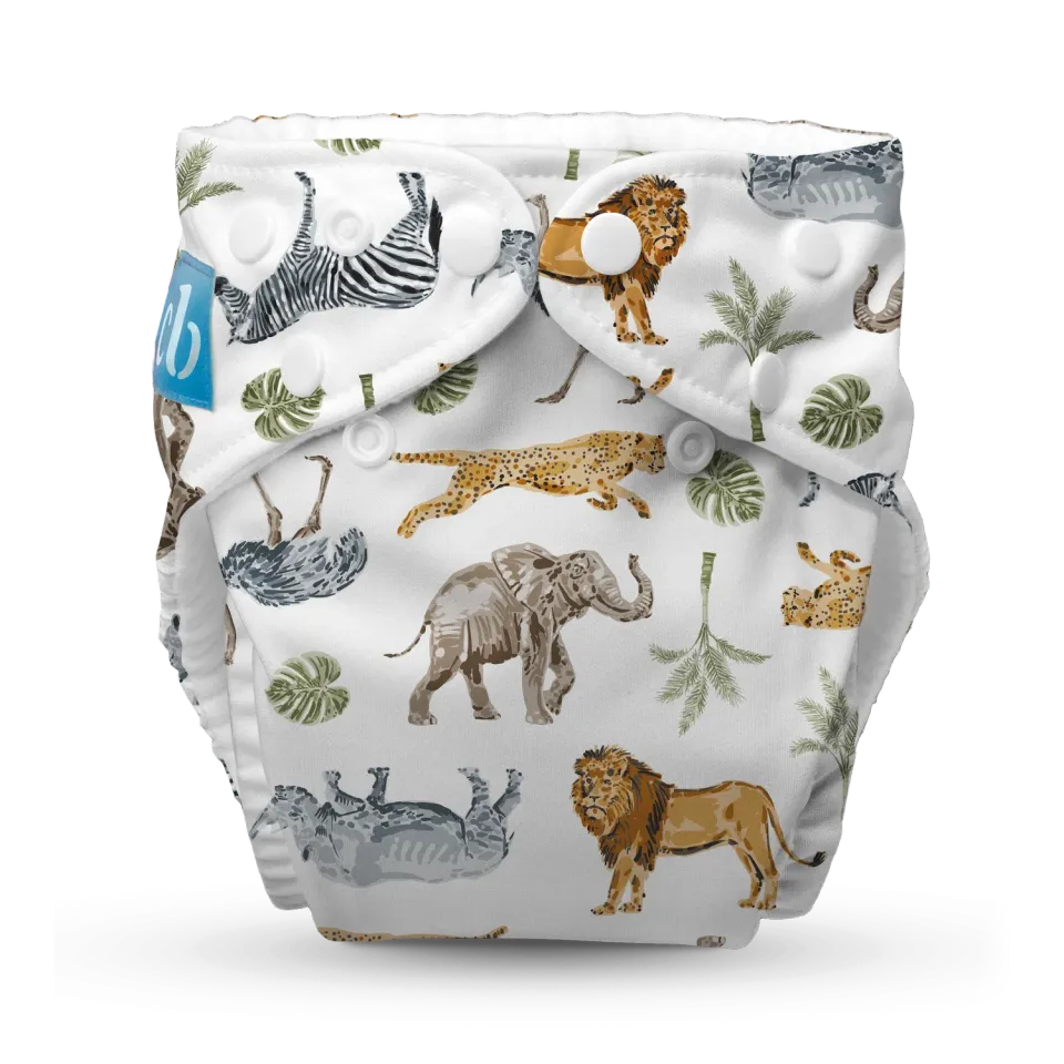 Charlie Banana One Size wasbare luier 1 stuk Wildlife fleece
