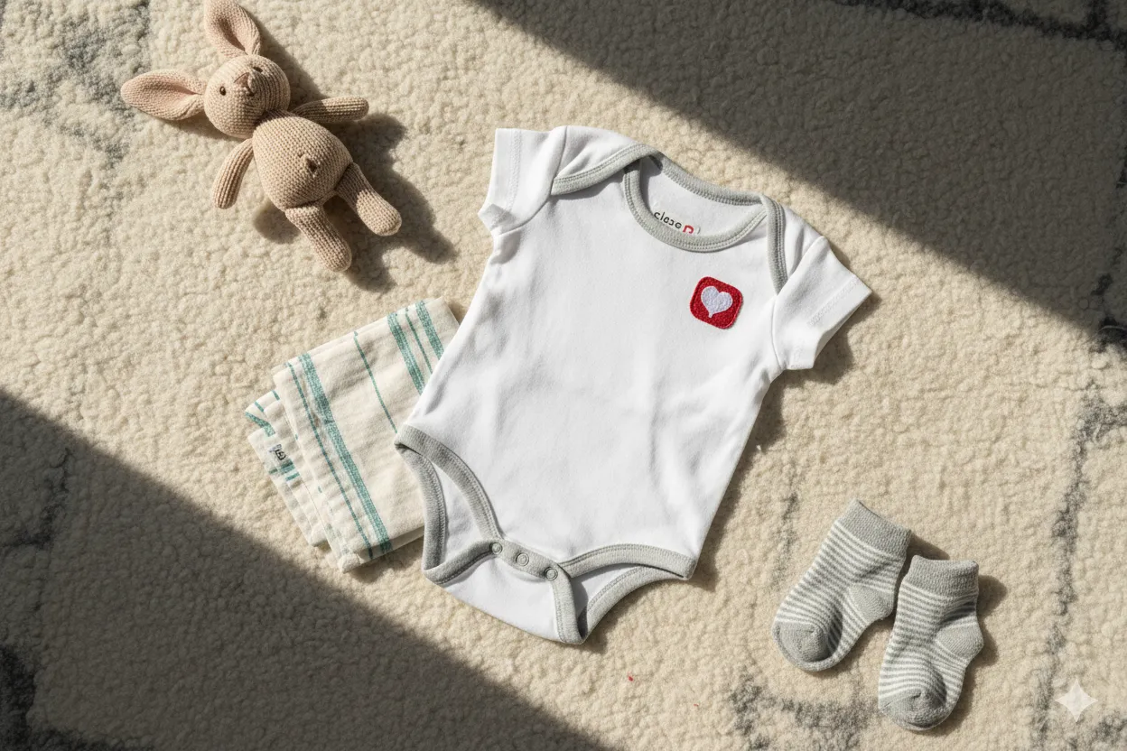 Pop-in Organic romper korte mouw biologisch katoen 1 stuk