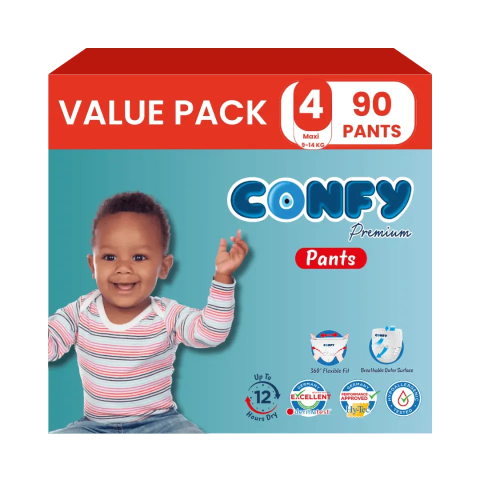 Confy Premium maat 4 luierbroekjes 90 stuks zacht