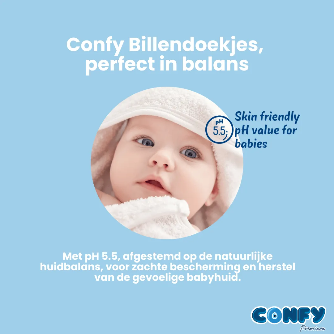 Confy Sensitive billendoekjes 24x70 1680 stuks geurvrij