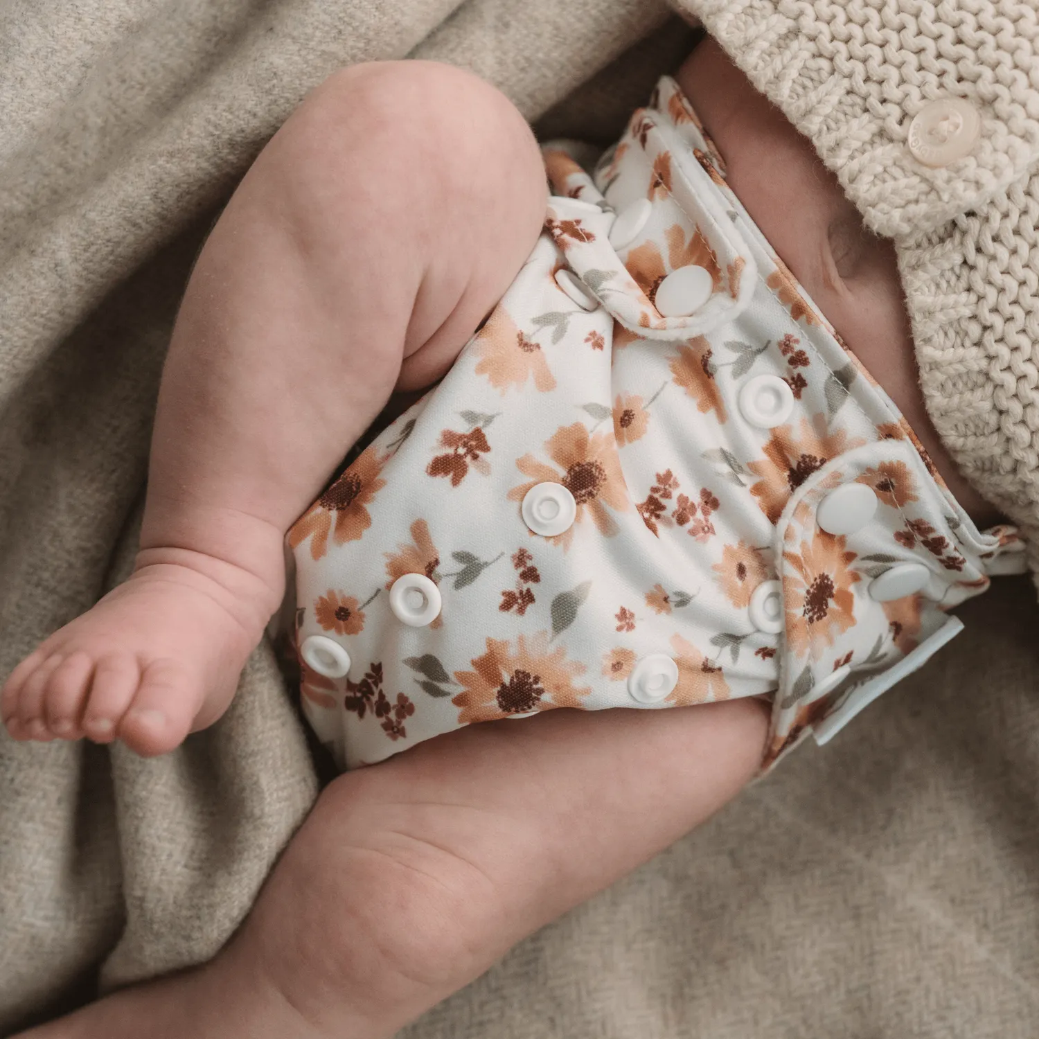 Modern Cloth Nappies Pearl luier Meadow one size