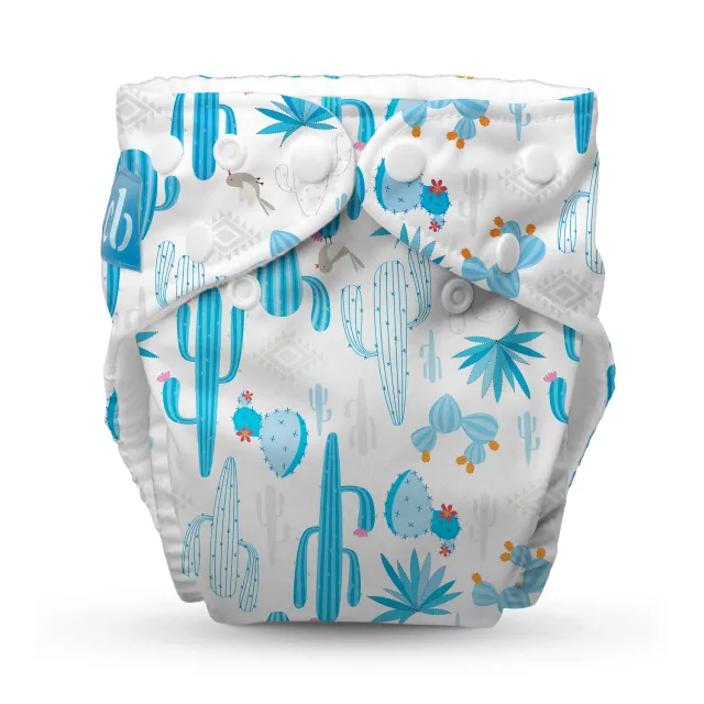 Charlie Banana One Size wasbare luier Cactus Azul zacht