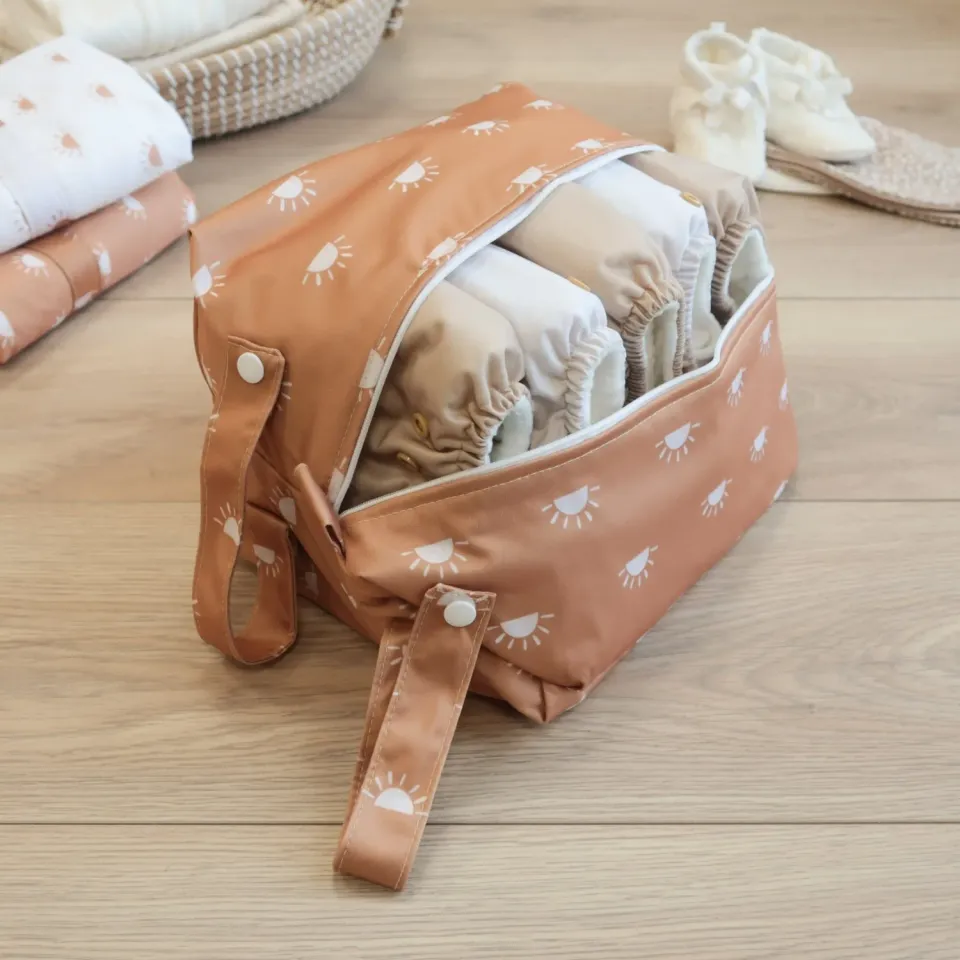 Modern Cloth Nappies Pod Sunnies Camel luierzak