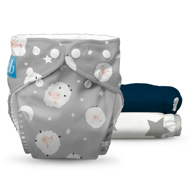 Charlie Banana wasbare luiers Counting Sheep one-size 3 stuks