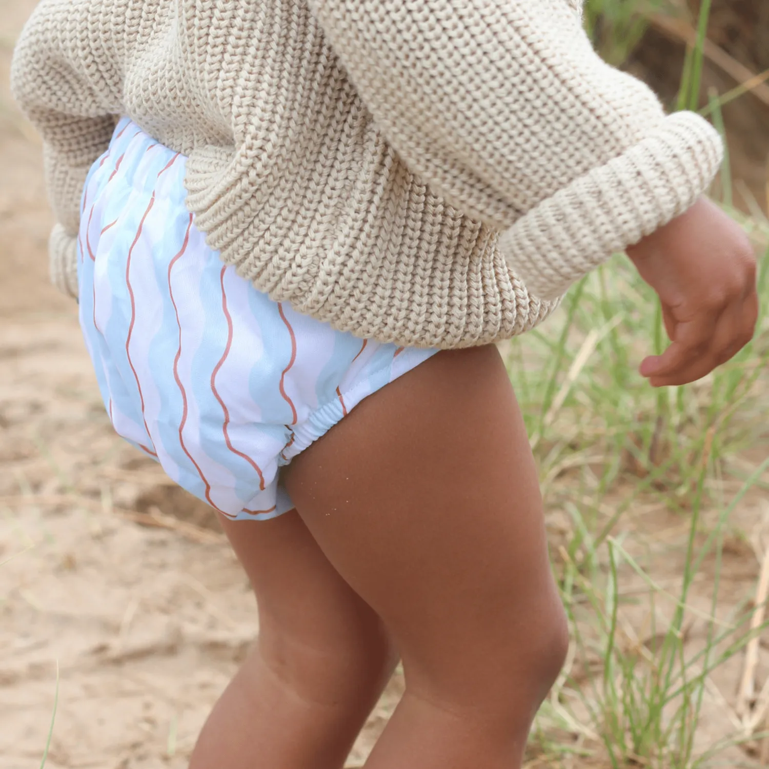 Modern Cloth Nappies Wiggle Waves zwemluier one-size