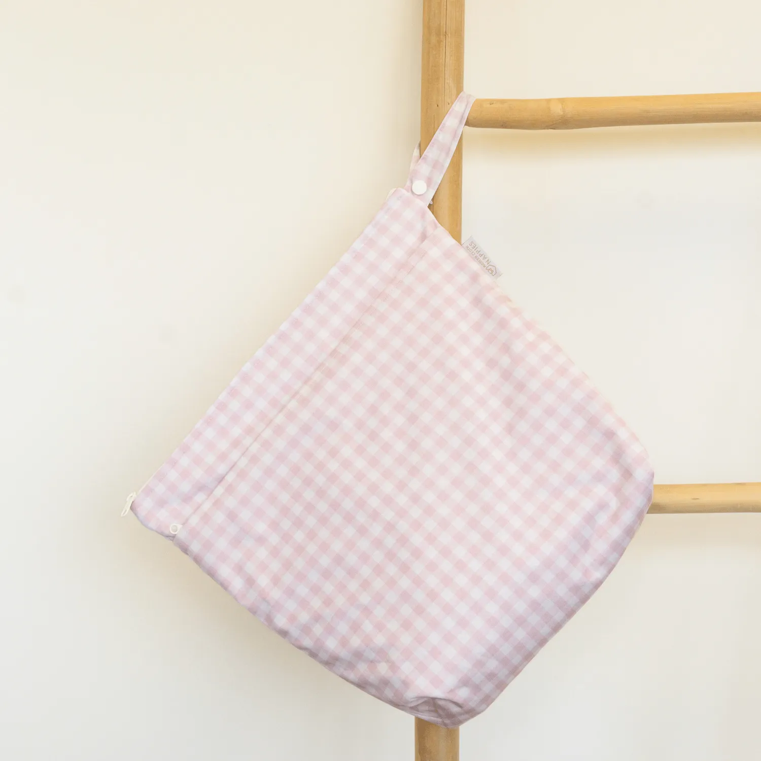 Modern Cloth Nappies Grab & Go wetbag Rose Gingham waterdicht