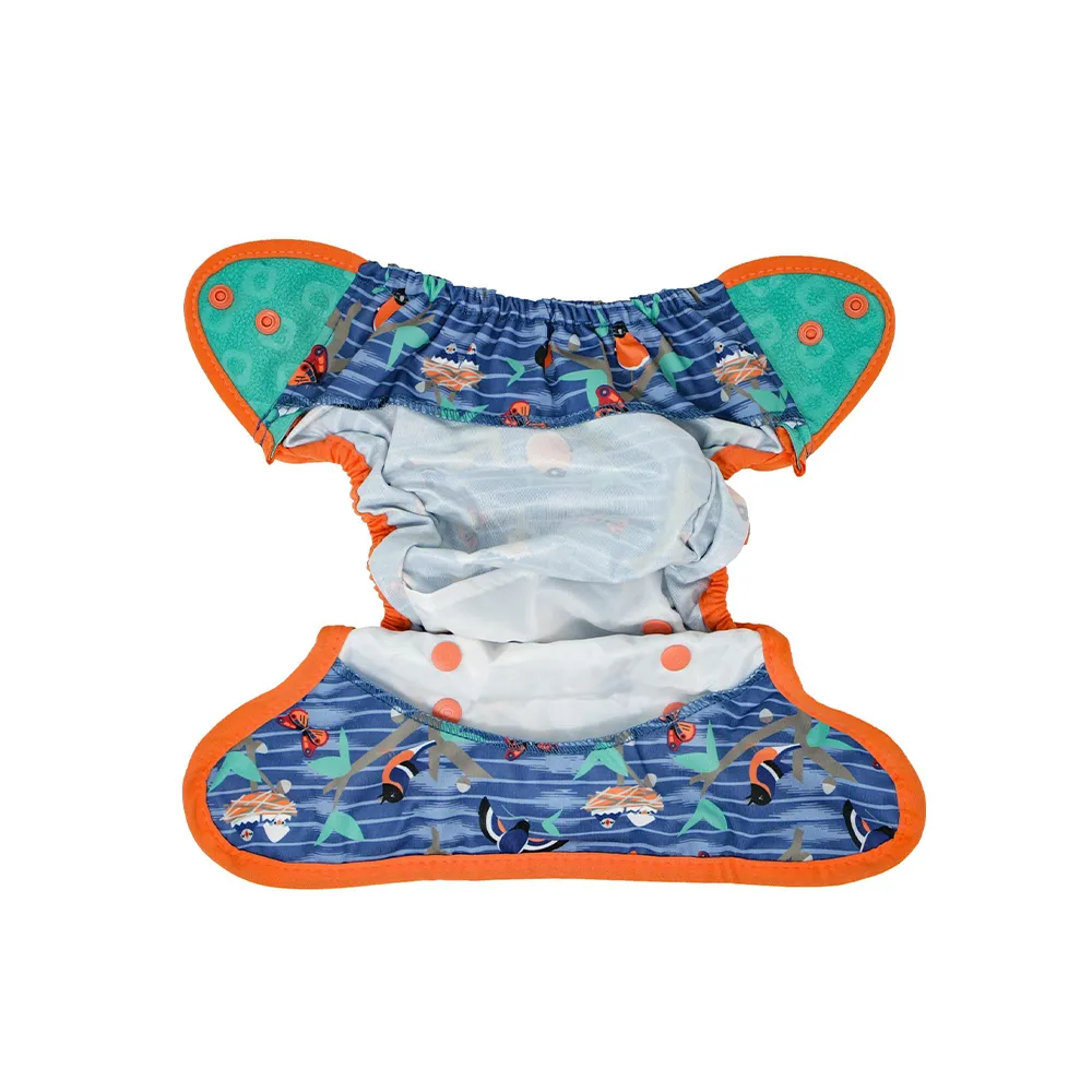 Pop-in overbroekje one size waterdicht dubbele lekrand