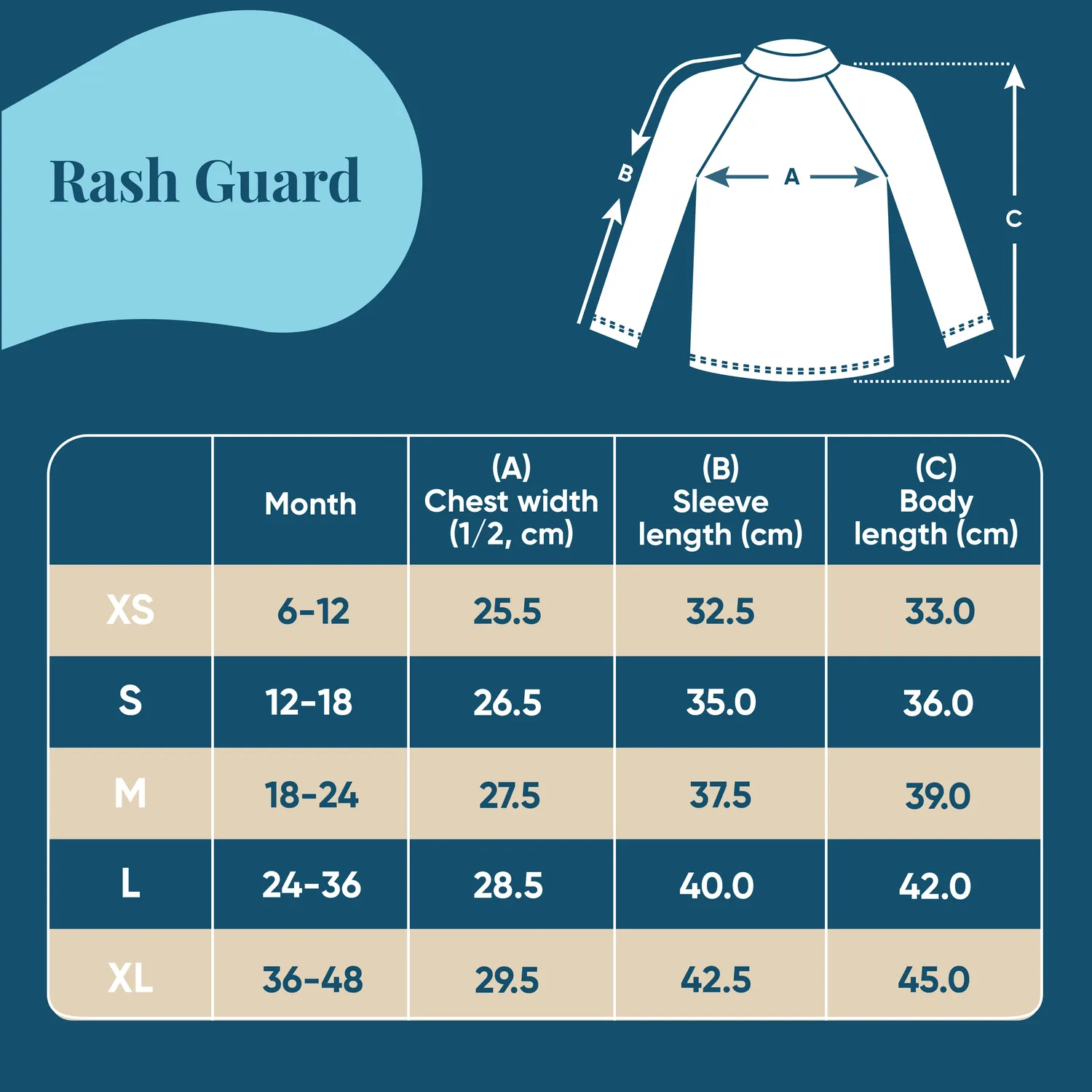 Charlie Banana Rash Guard UPF50+ 12-18M Wit Hello Sunshine