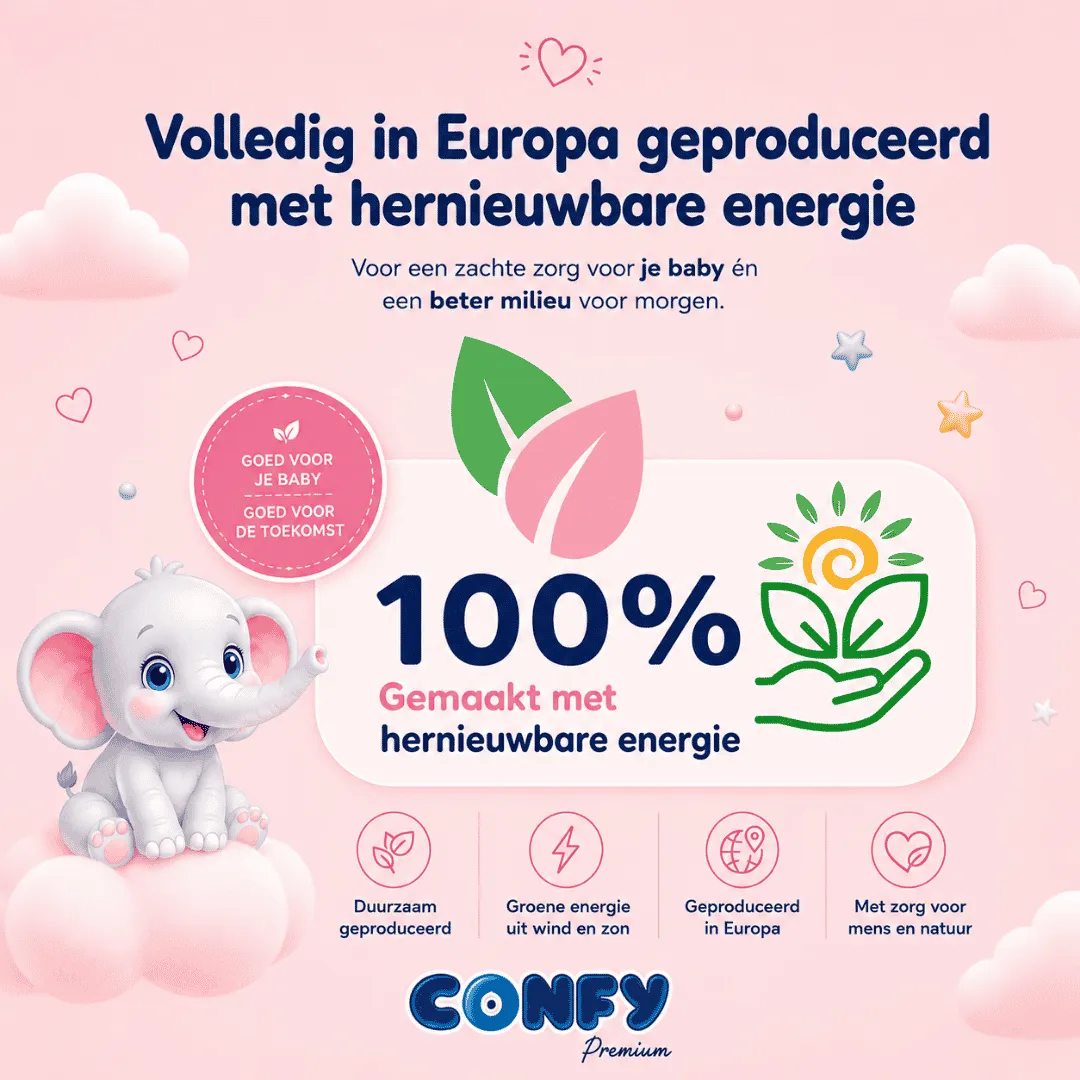 Confy Premium Maat 1 Luiers 132 Stuks 2-5 kg Newborn