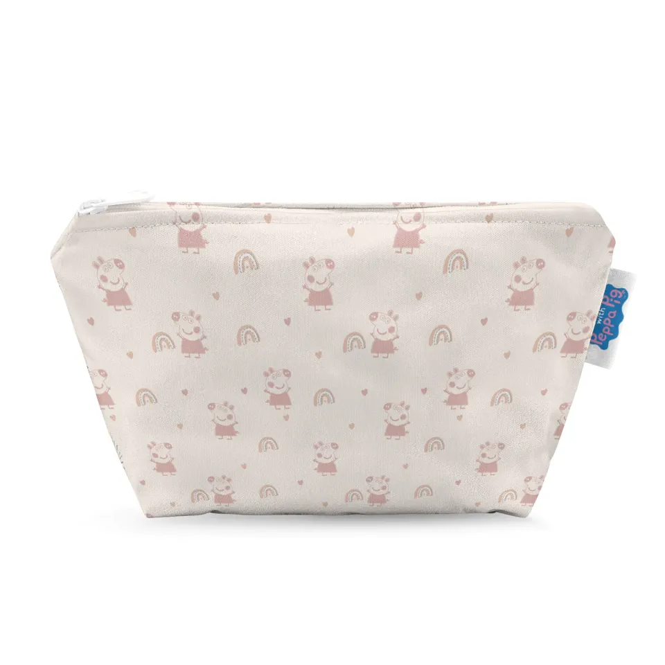 Modern Cloth Nappies Peppa Rainbows wetbag klein