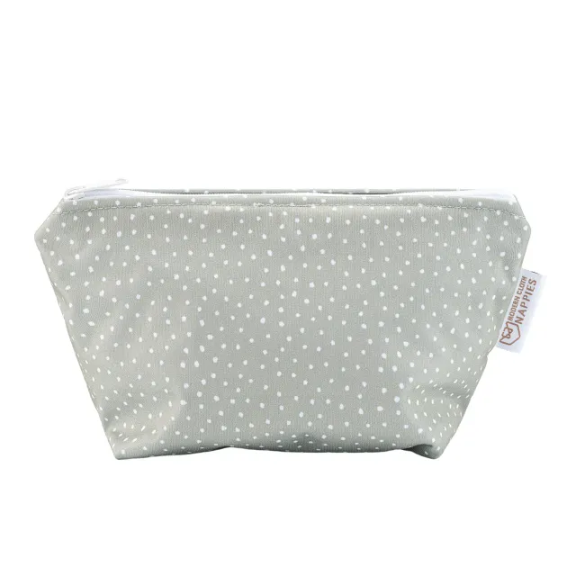 Modern Cloth Nappies Small wetbag Dottie Sage lekvrij