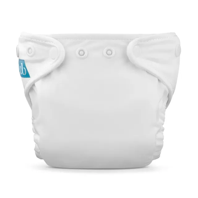Charlie Banana Newborn Wasluier White 1 stuk fleece