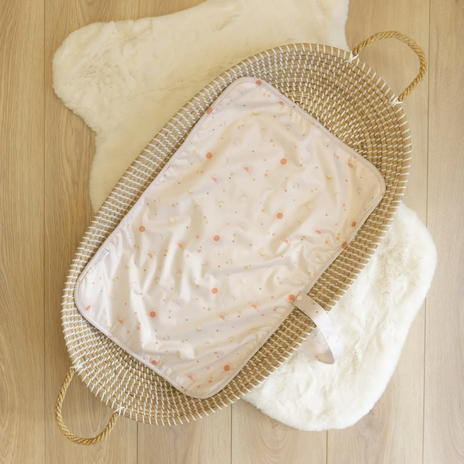 Modern Cloth Nappies Changing Mats Celestial verschoonmat bamboe