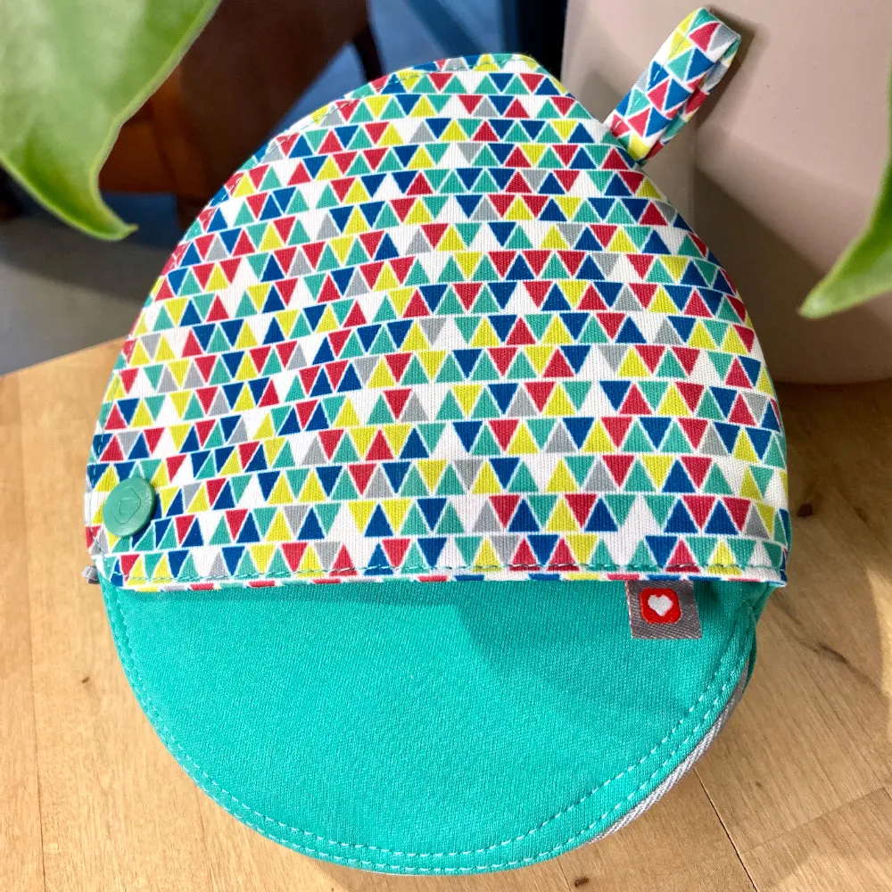 Pop-in Teardrop wet/dry tasje voor borstkompressen Pastels