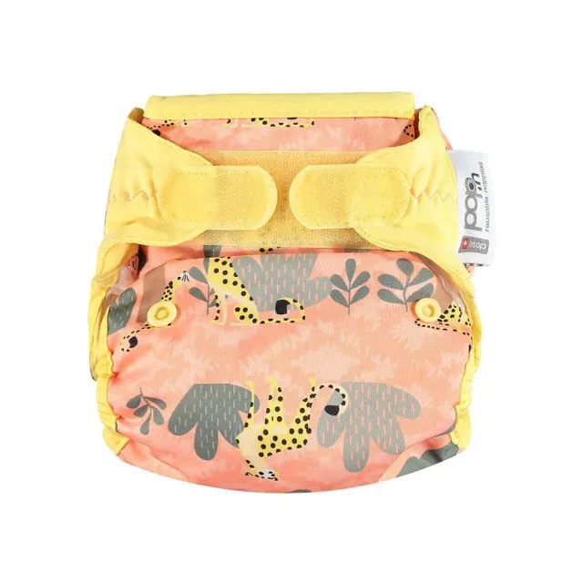 Pop-in Overbroekje Aplix One Size Cheetah lekvrij TPU
