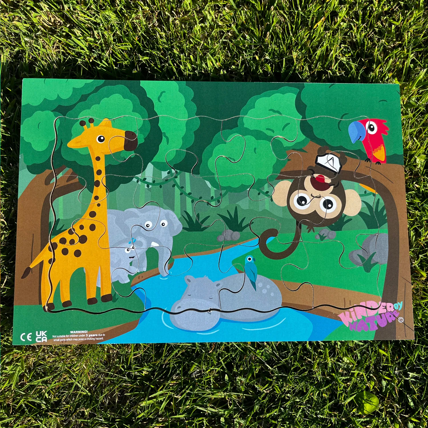 Jackson Reece Jungle puzzel houten legpuzzel 29,7 cm