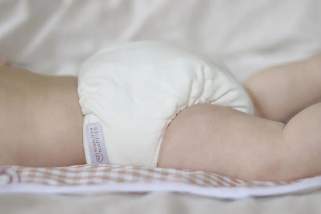 Modern Cloth Nappies Bedtime Pearl nachtluier one size