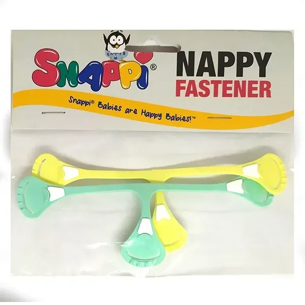 Snappi Nappy Fasteners Double Header luierklem maat 1 zacht