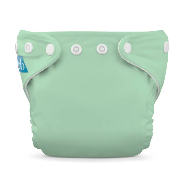 Charlie Banana Newborn wasbare luier 1 stuk Sage zacht