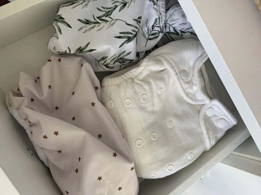 Modern Cloth Nappies Bedtime Pearl nachtluier one size