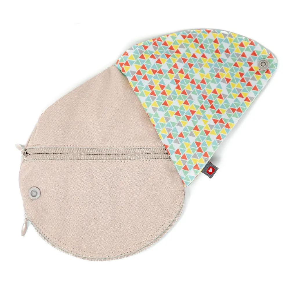 Pop-in Teardrop wet/dry tasje voor borstkompressen Pastels