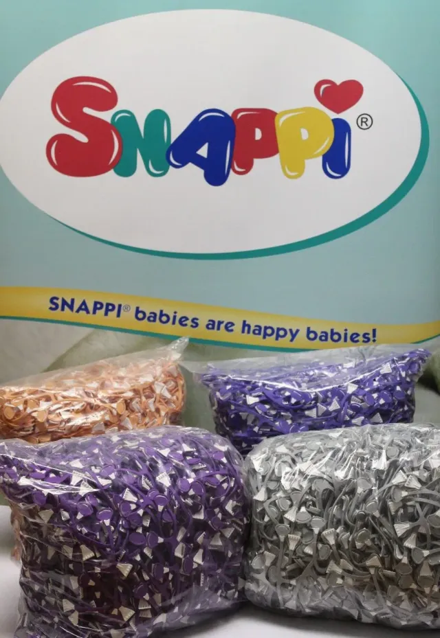 Snappi Size 2 luierclips zak 1000 stuks lekvrij