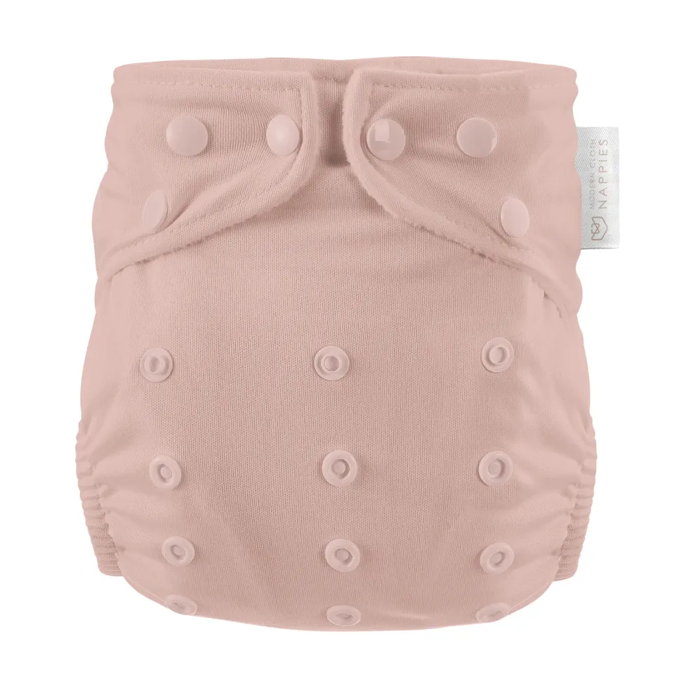 Modern Cloth Nappies Pearl Pocket all-in-one wasbare luier Dusty Rose one-size