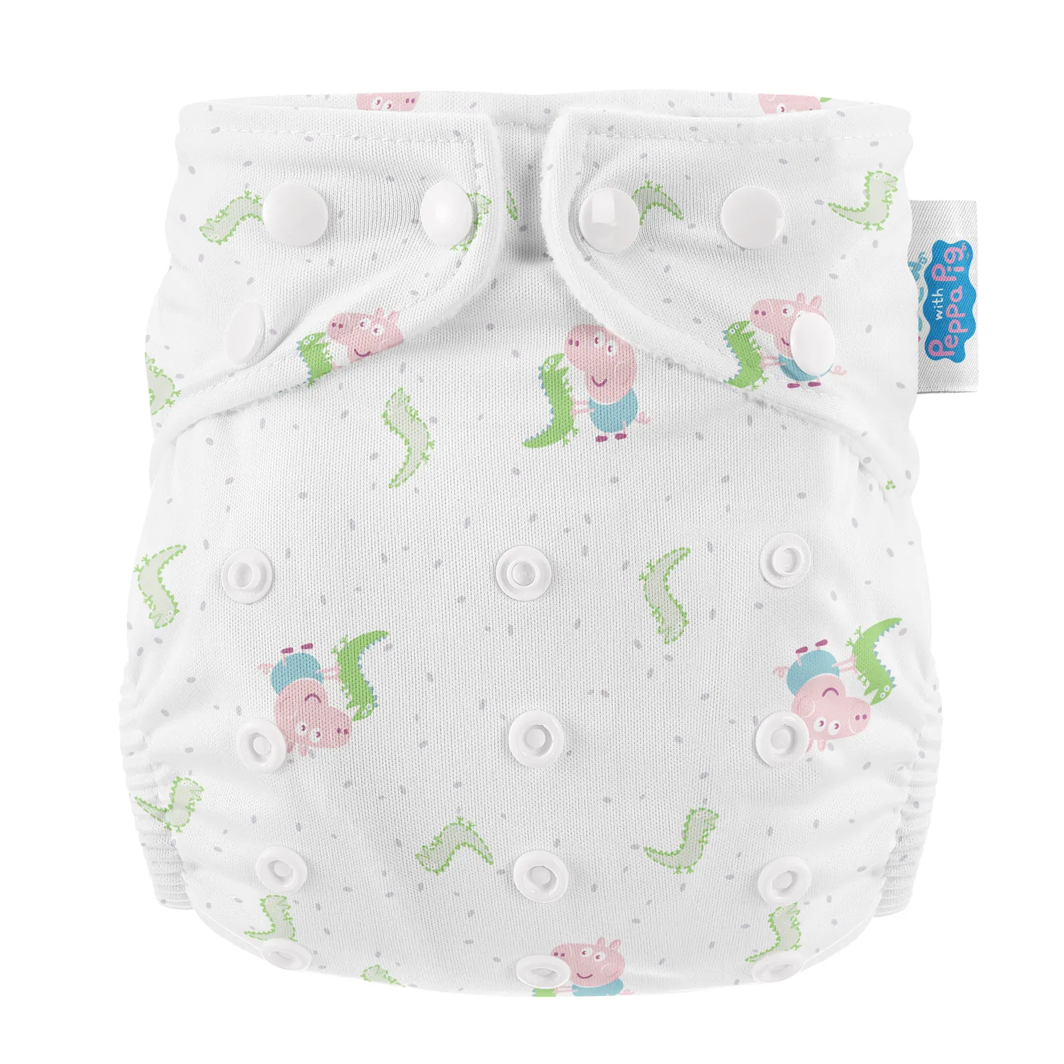 Modern Cloth Nappies Peppa Pig wasbare luiers 8-pack compleet
