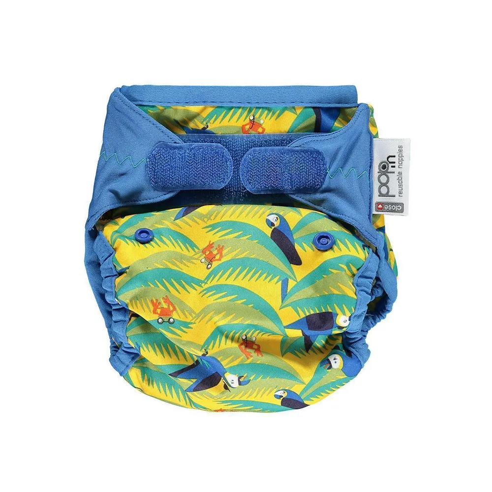 Pop-in Aplix overbroekje one-size lekvrij Parrot