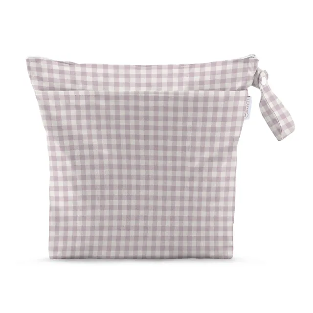Modern Cloth Nappies Grab & Go wetbag Lilac Gingham waterdicht