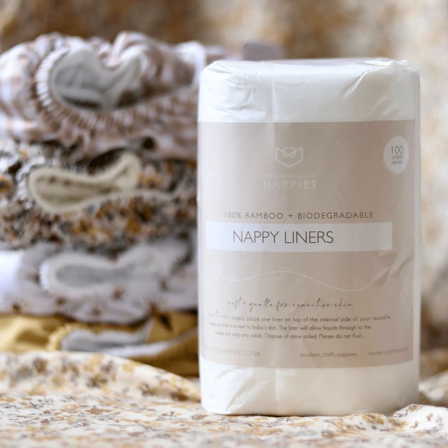 Modern Cloth Nappies inlegvellen bamboe 100 stuks