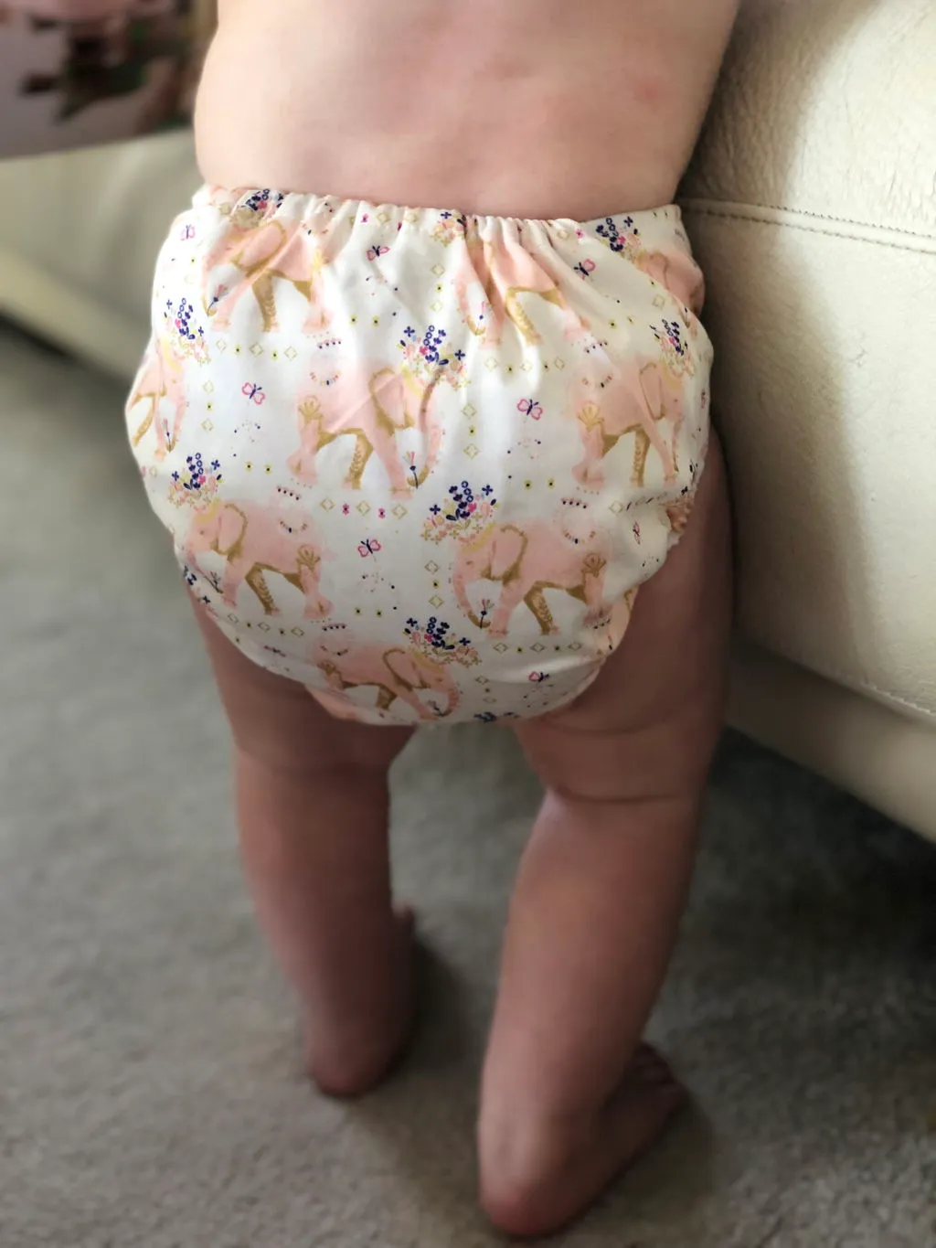 Modern Cloth Nappies Pearl Pocket all-in-one wasbare luier Dusty Rose one-size
