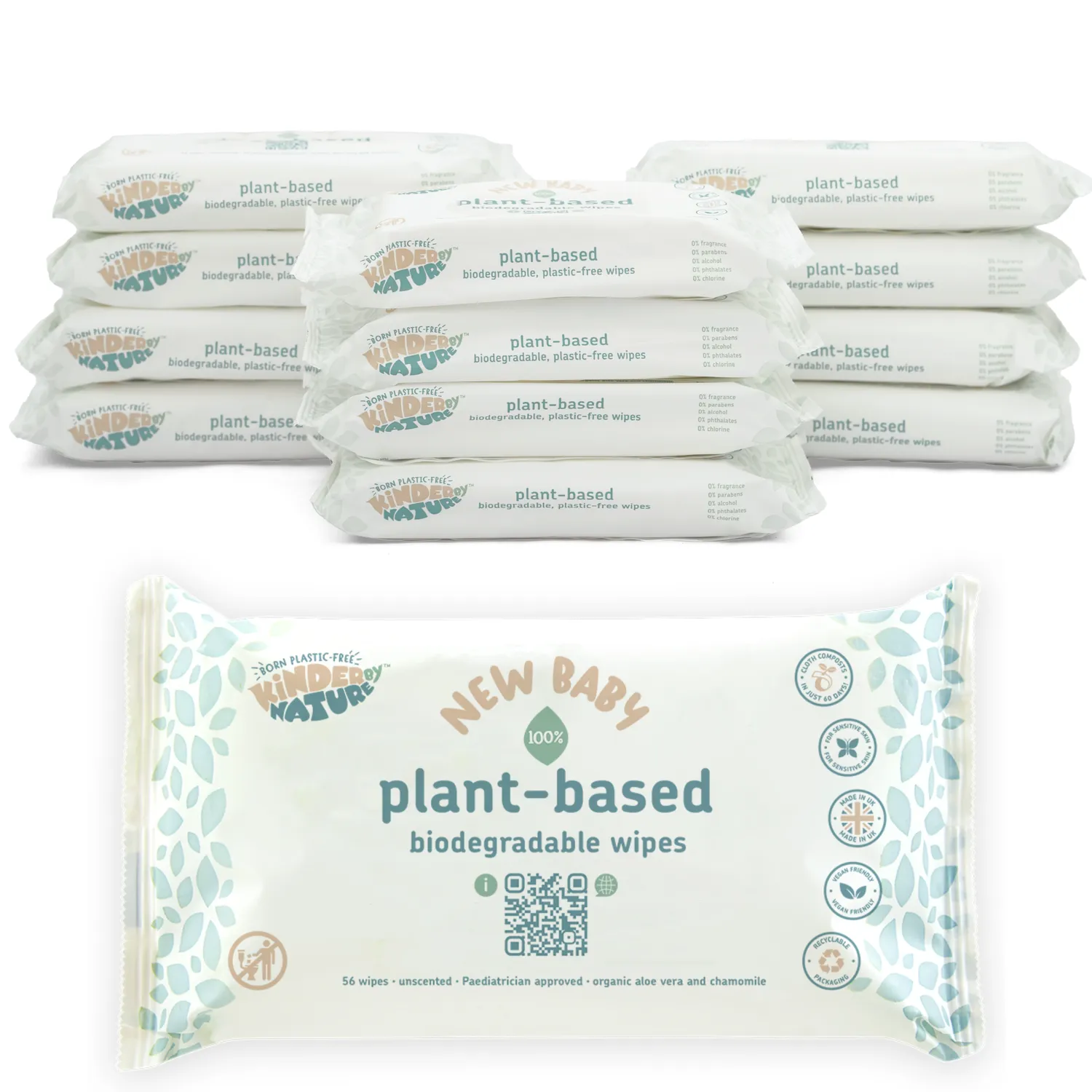 Jackson Reece Plant-Based Wipes babydoekjes 36 packs kamille
