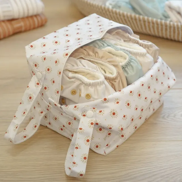 Modern Cloth Nappies Nappy Pod wetbag Summer Solstice waterdicht