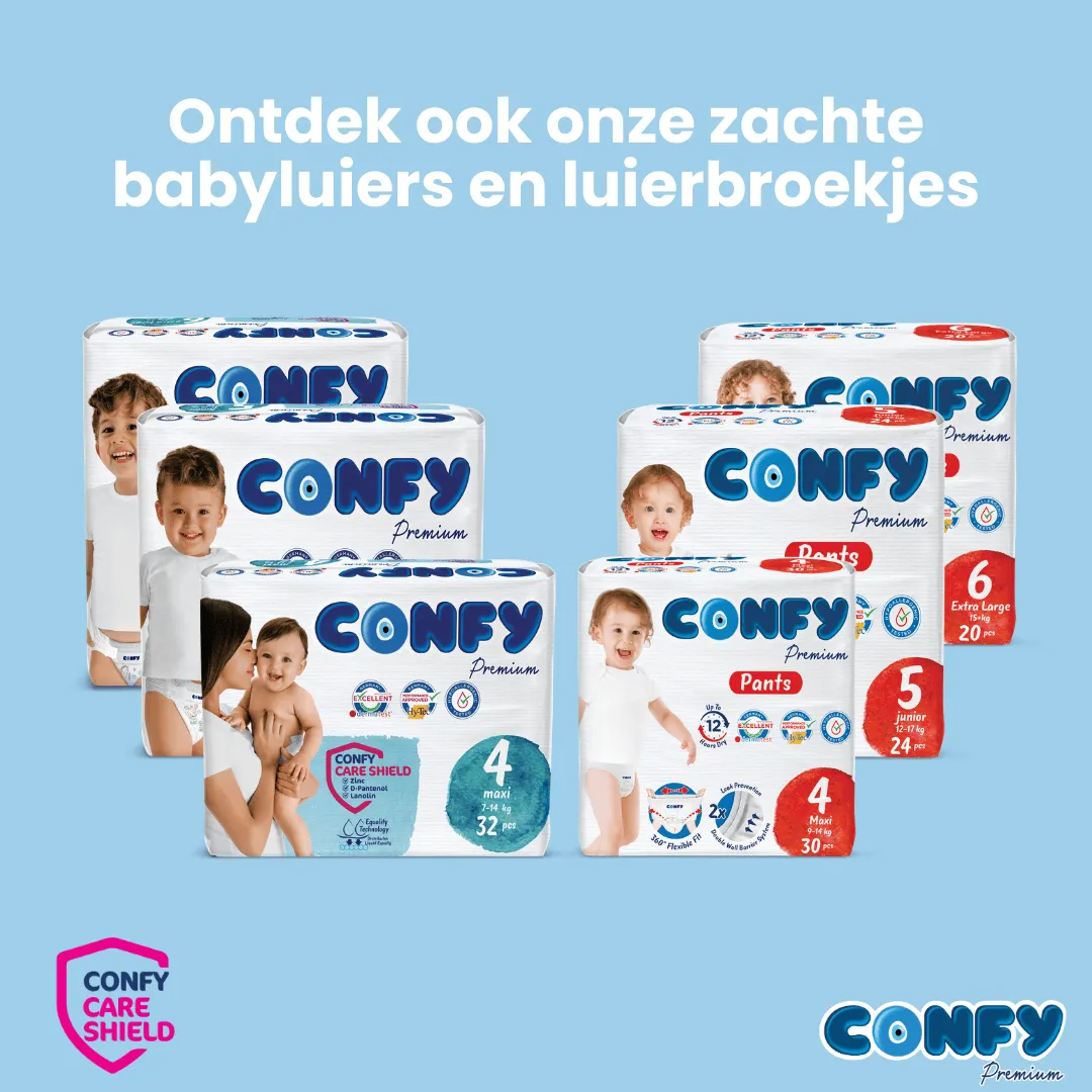 Confy Sensitive billendoekjes 24x70 1680 stuks geurvrij
