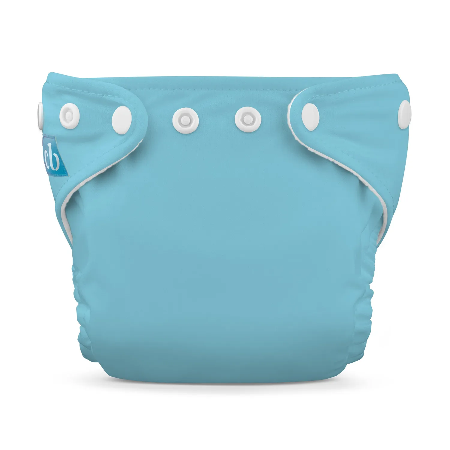 Charlie Banana Newborn wasbare luier 1 stuk Wit fleece