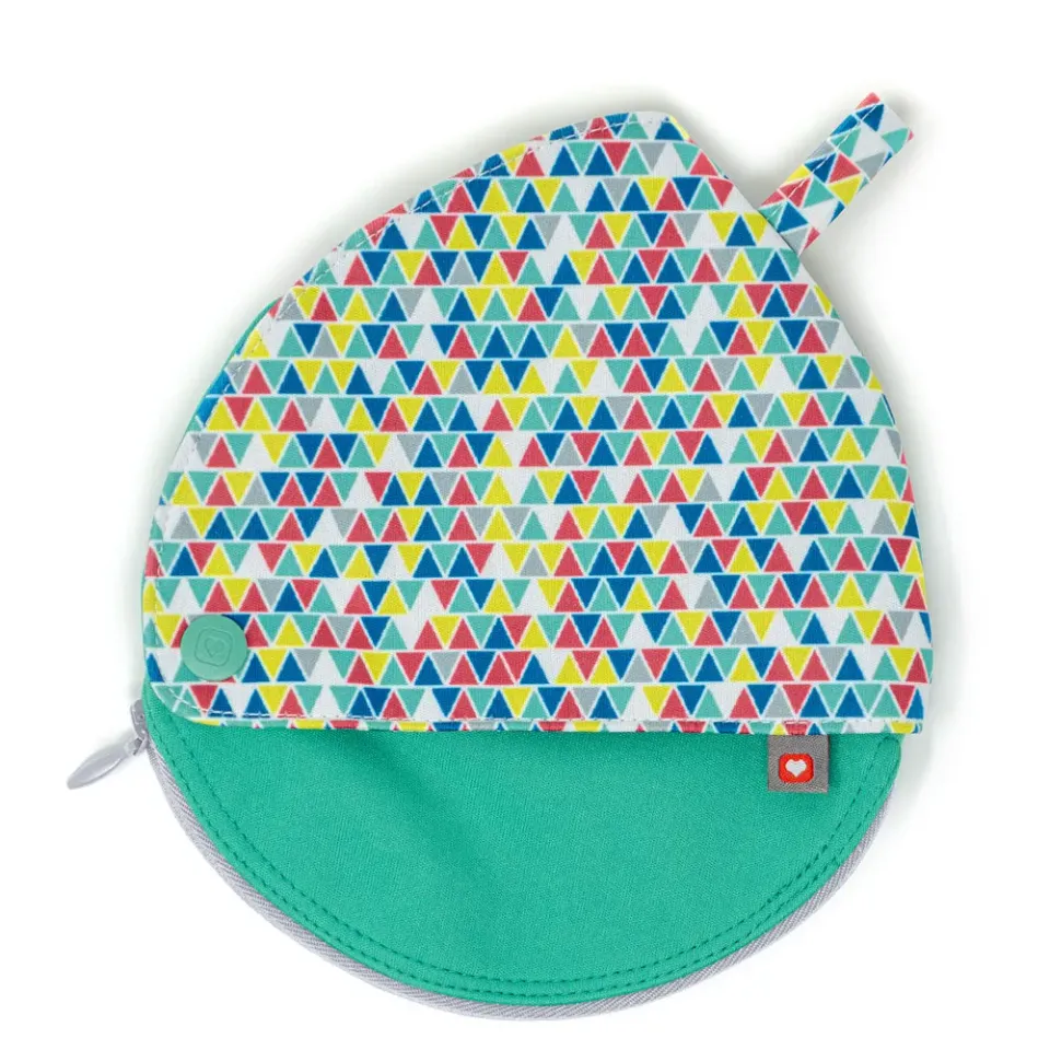 Pop-in Teardrop wet/dry tasje voor borstkompressen Pastels