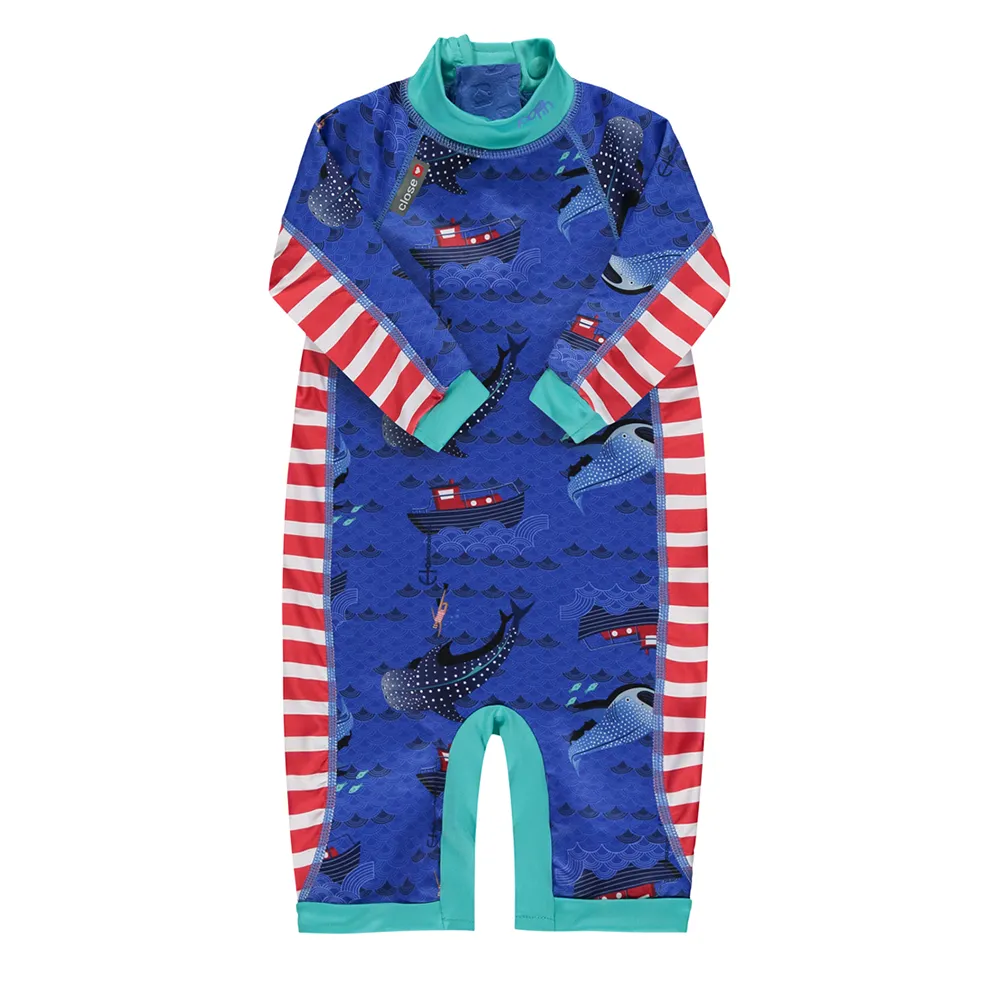 Popin Pop-in Snug Suit zwempak Albatross fleece gevoerd