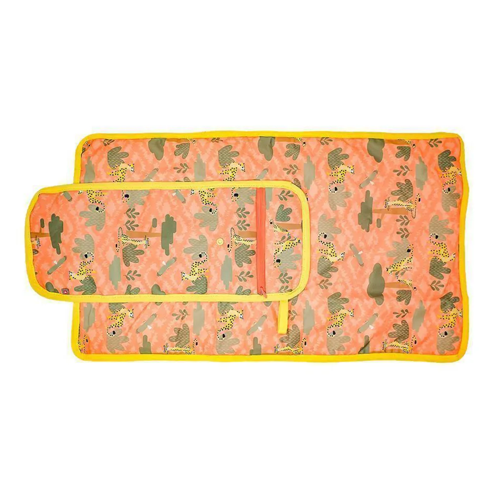 Popin Change & Go Verschoonmat Cheetah gewatteerd