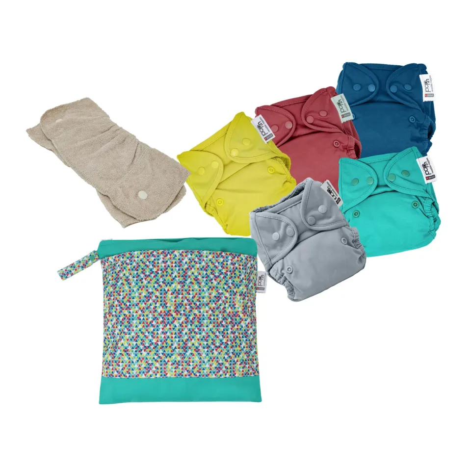Pop-in Little Packs startpakket 5 luiers + booster