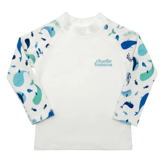 Charlie Banana Rash Guard UPF50+ zwemshirt 12-18 mnd sneldrogend
