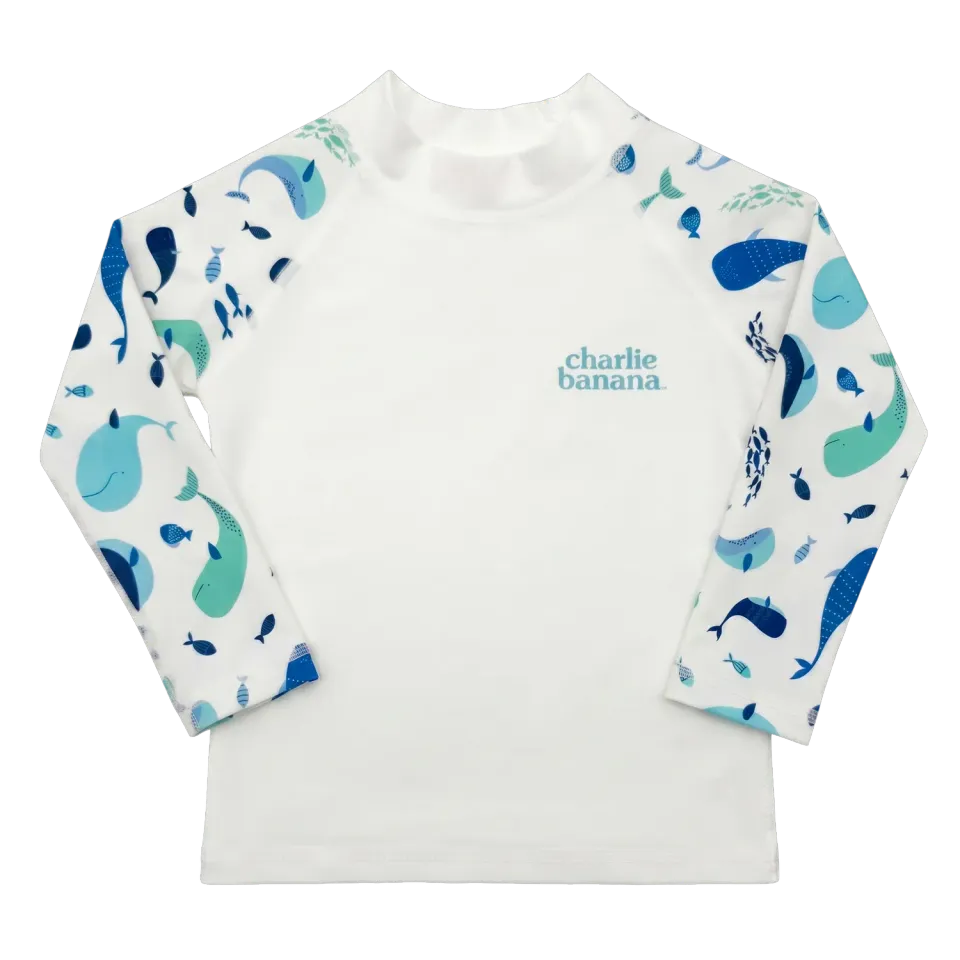 Charlie Banana Rash Guard UPF50+ zwemshirt 12-18 mnd sneldrogend