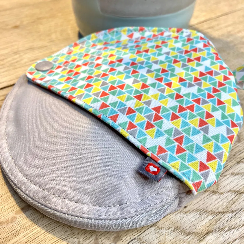 Pop-in Teardrop wet/dry tasje voor borstkompressen Pastels